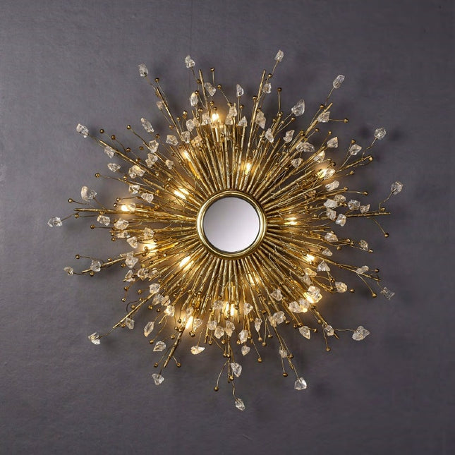 Wall Sconce ZEPHYR — brass wall sconce lamp, designer lighting by RODESIGNE