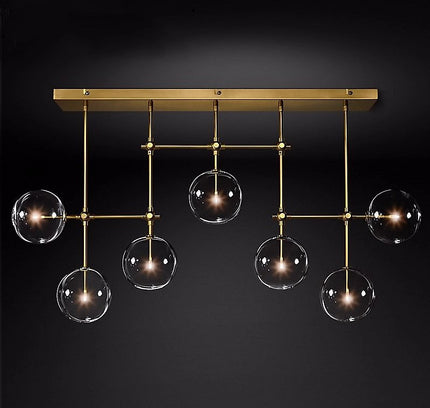 Chandelier MOBLINE by Rodesigne — glass designer chandelier, custom lighting by RODESIGNE