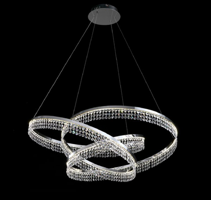 Chandelier QUANTRO — designer chandelier, custom lighting by RODESIGNE