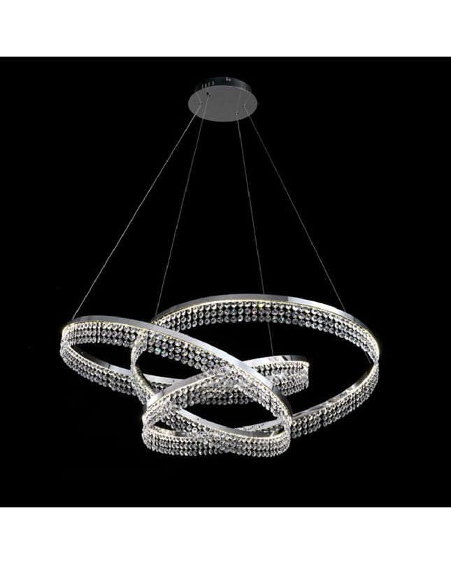 Chandelier QUANTRO — designer chandelier, custom lighting by RODESIGNE