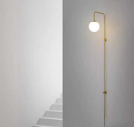 Wall Sconce LUCH — brass wall sconce lamp, designer lighting by RODESIGNE