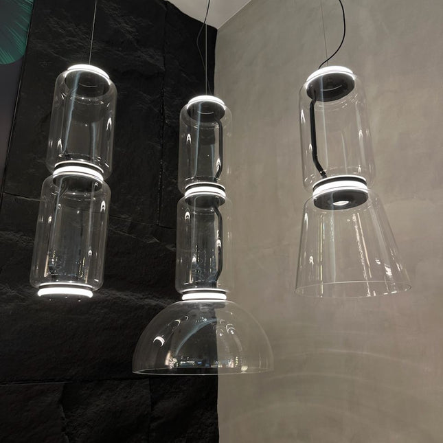 Pendant lamp KRUKKE by Rodesigne — glass modern pendant light, custom designer lighting by RODESIGNE