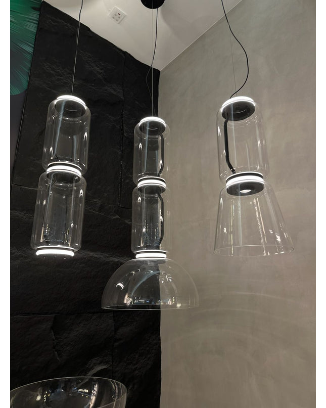 Pendant lamp KRUKKE by Rodesigne — glass modern pendant light, custom designer lighting by RODESIGNE