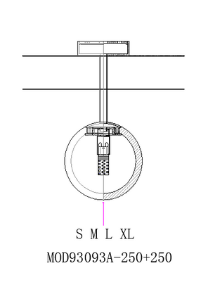 Ceiling Light DEA — ceiling light fixture, designer lighting by RODESIGNE
