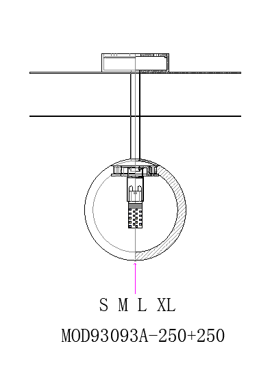 Ceiling Light DEA — ceiling light fixture, designer lighting by RODESIGNE