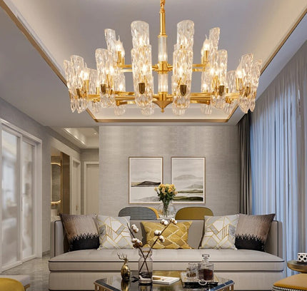 Chandelier ALIGERO — designer chandelier, custom lighting by RODESIGNE