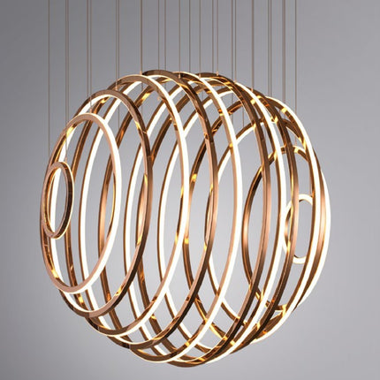 Chandelier AERRONDO — designer chandelier, custom lighting by RODESIGNE