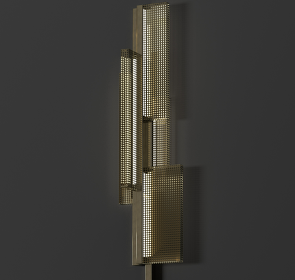 Wall Sconce PARTIKLER — wall sconce lamp, designer lighting by RODESIGNE