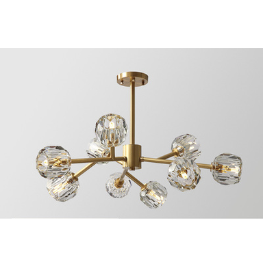 Chandelier DENOLIA by Rodesigne — brass designer chandelier, custom lighting by RODESIGNE
