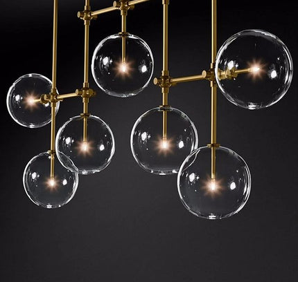 Chandelier MOBLINE by Rodesigne — glass designer chandelier, custom lighting by RODESIGNE