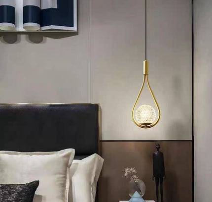 Pendant Light CURVELUX — modern pendant light, custom designer lighting by RODESIGNE