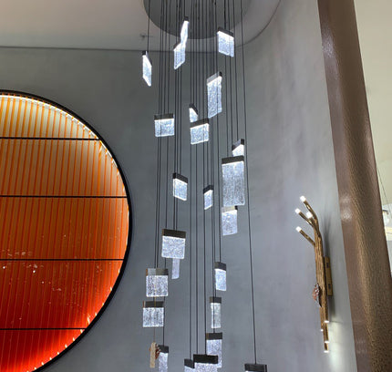 Chandelier PIERRE by Rodesigne — bronze designer chandelier, custom lighting by RODESIGNE