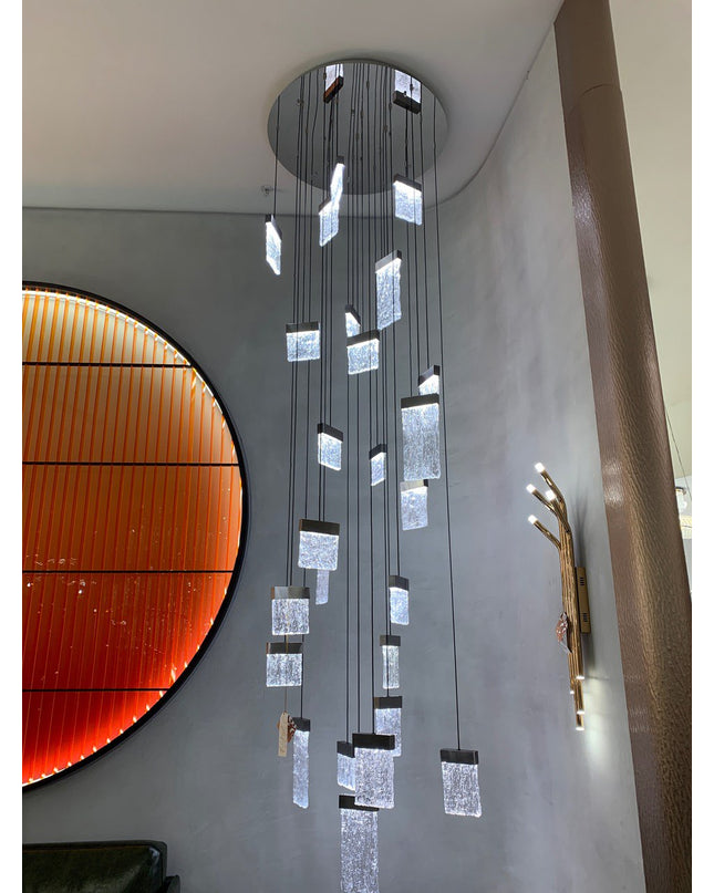 Chandelier PIERRE by Rodesigne — bronze designer chandelier, custom lighting by RODESIGNE