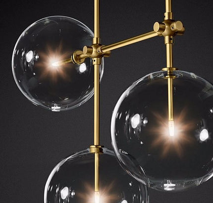 Chandelier MOBLINE by Rodesigne — glass designer chandelier, custom lighting by RODESIGNE