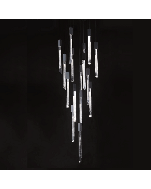 Chandelier ZIKKAR — designer chandelier, custom lighting by RODESIGNE