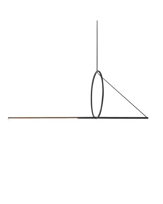 Designer Pendant Light CERCLE ET TRAIT — modern pendant light, custom designer lighting by RODESIGNE