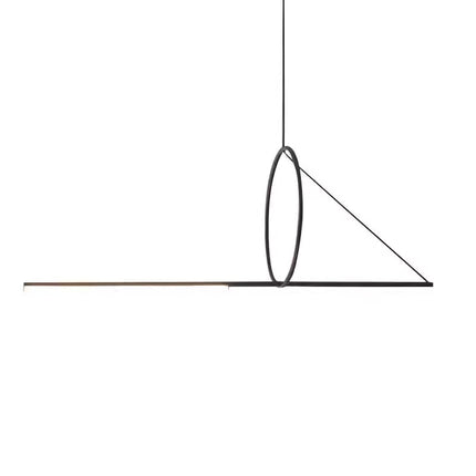 Designer Pendant Light CERCLE ET TRAIT — modern pendant light, custom designer lighting by RODESIGNE
