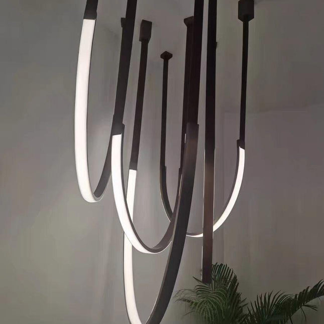 Chandelier U-SPECTRUM — designer chandelier, custom lighting by RODESIGNE