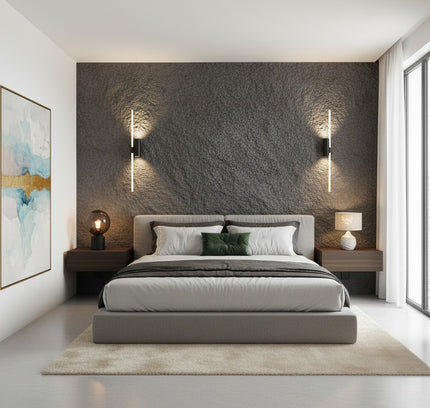 Wall Panel SMALL ROCKCUT STONE — decorative acoustic wall panel, sound absorption by RODESIGNE