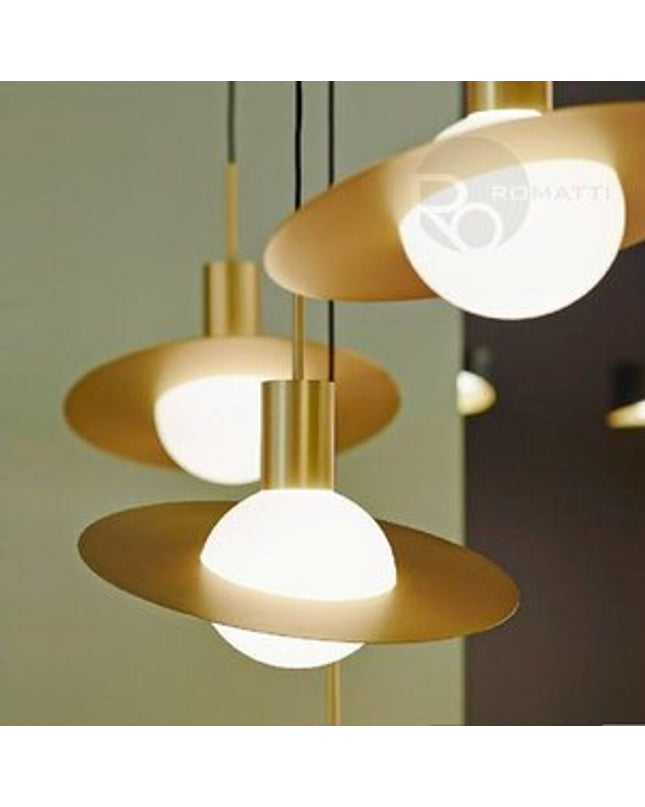 Pendant Light Saturne — modern pendant light, custom designer lighting by RODESIGNE