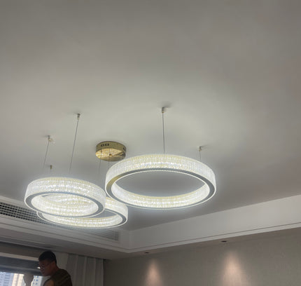 Chandelier PAREN — designer chandelier, custom lighting by RODESIGNE