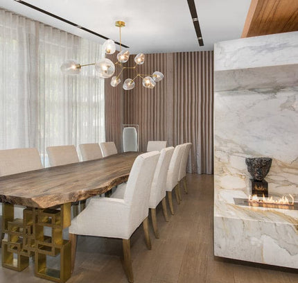 Chandelier BIFURCATION by Rodesigne — glass designer chandelier, custom lighting by RODESIGNE