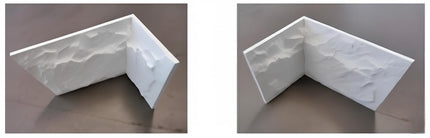 Panel MUSHROOM STONE ANGLE — decorative acoustic wall panel, sound absorption by RODESIGNE