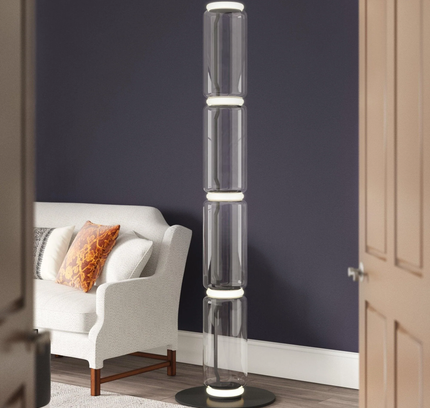 Floor lamp KRUKKE by Rodesigne — glass designer floor lamp by RODESIGNE