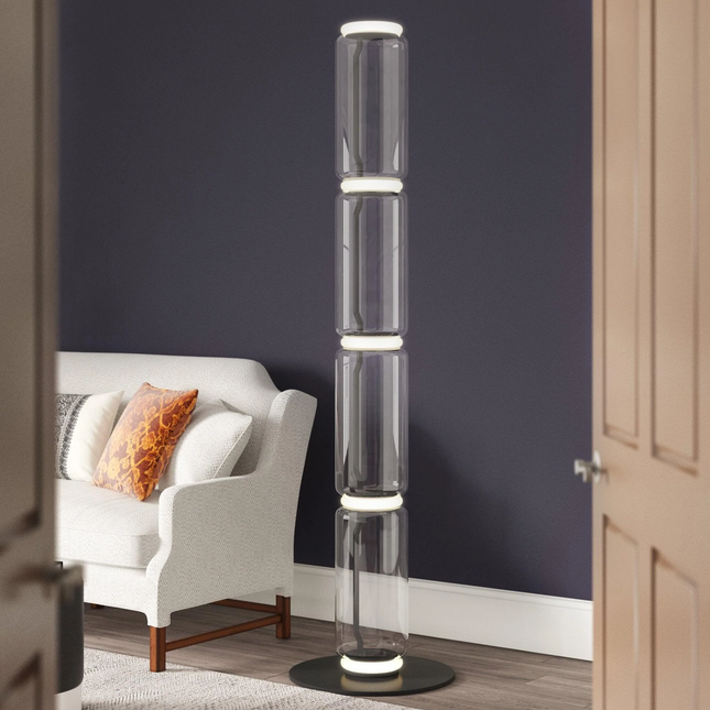 Floor lamp KRUKKE by Rodesigne — glass designer floor lamp by RODESIGNE