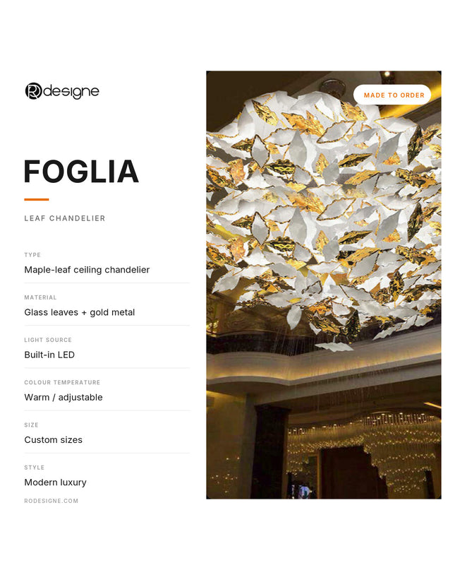 Chandelier FOGLIA by Rodesigne — specifications