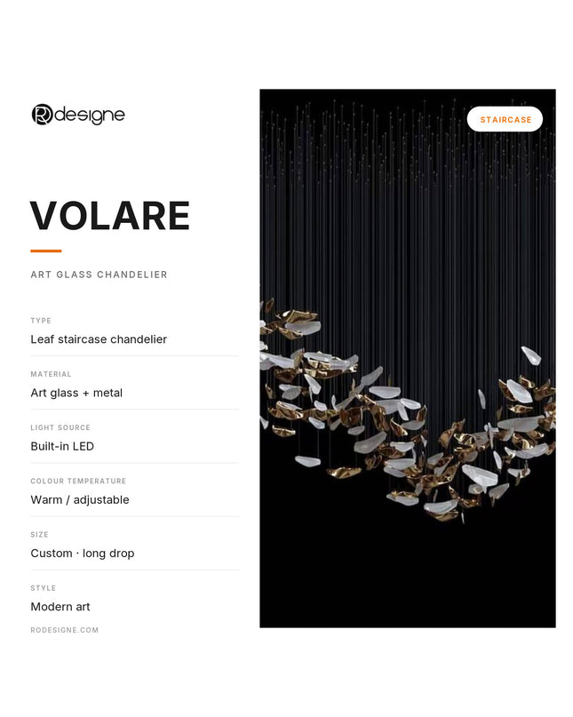 Chandelier VOLARE by Rodesigne — specifications