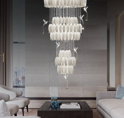 Chandelier FLOWERS&BIRDS by Rodesigne