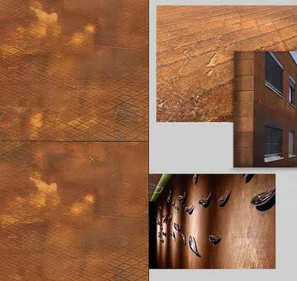 Wall Panel RUST BOARD MP — decorative acoustic wall panel, sound absorption by RODESIGNE
