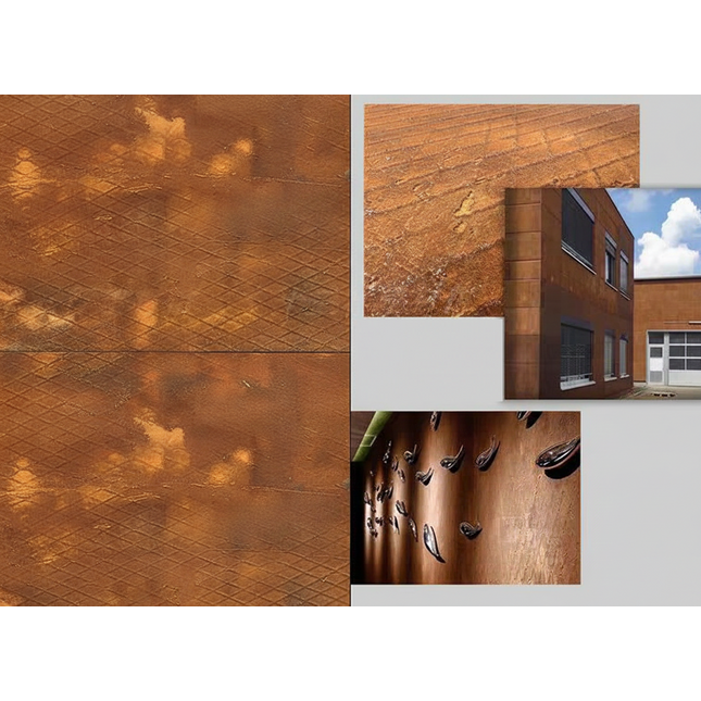 Wall Panel RUST BOARD MP — decorative acoustic wall panel, sound absorption by RODESIGNE