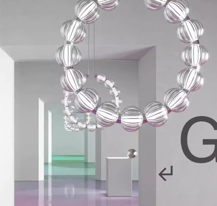 Chandelier NUMREN — designer chandelier, custom lighting by RODESIGNE