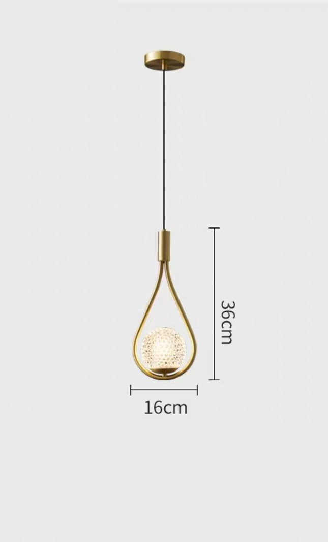 Pendant Light CURVELUX by Romatti