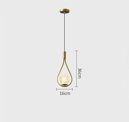 Pendant Light CURVELUX — modern pendant light, custom designer lighting by RODESIGNE