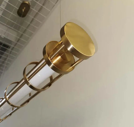 Chandelier CAGE TUBA — designer chandelier, custom lighting by RODESIGNE