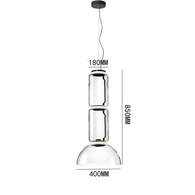 Pendant lamp KRUKKE by Rodesigne — glass modern pendant light, custom designer lighting by RODESIGNE