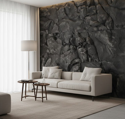 Panel WATER SURFACE GRAY — decorative acoustic wall panel, sound absorption by RODESIGNE