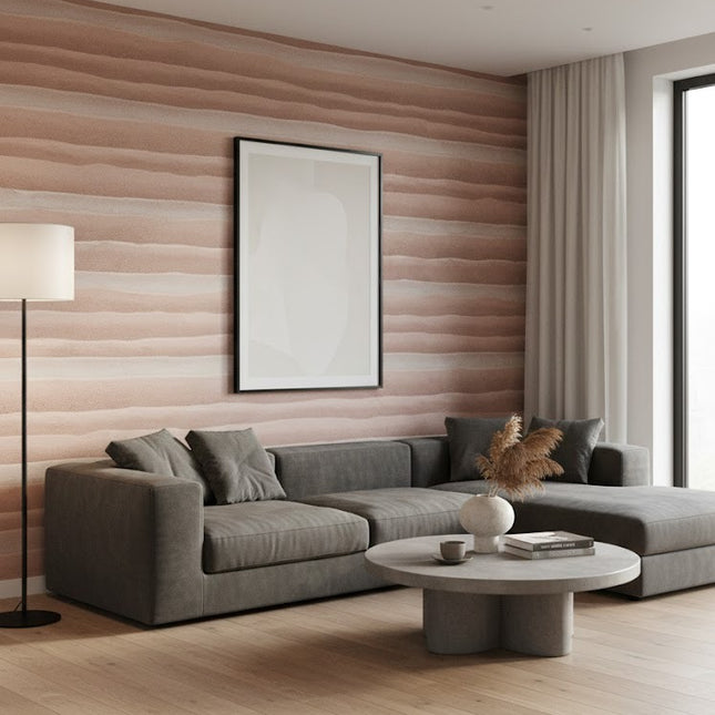 Wall Panel RAMMED EARTH BOARD GR — decorative acoustic wall panel, sound absorption by RODESIGNE