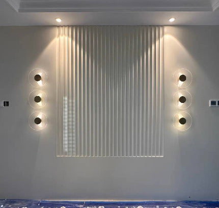 Wall Sconce LUXURE CIRCLE — brass wall sconce lamp, designer lighting by RODESIGNE