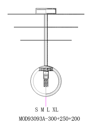 Ceiling Light DEA — ceiling light fixture, designer lighting by RODESIGNE