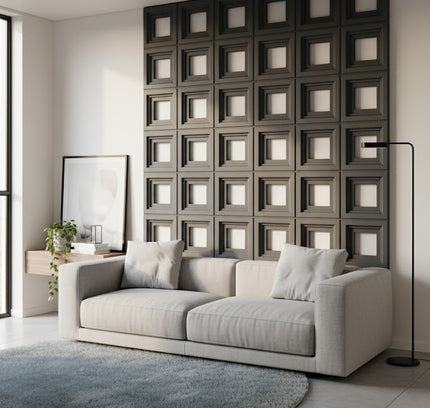 Panel SQUARE TYPE — decorative acoustic wall panel, sound absorption by RODESIGNE