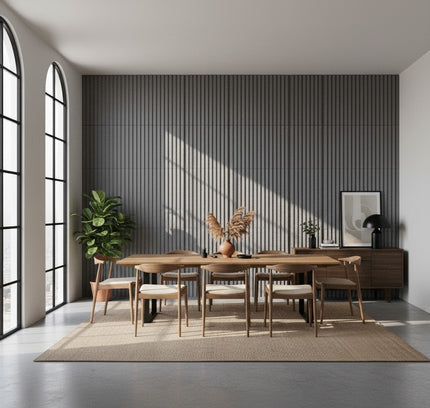 Panel GRILLE — decorative acoustic wall panel, sound absorption by RODESIGNE