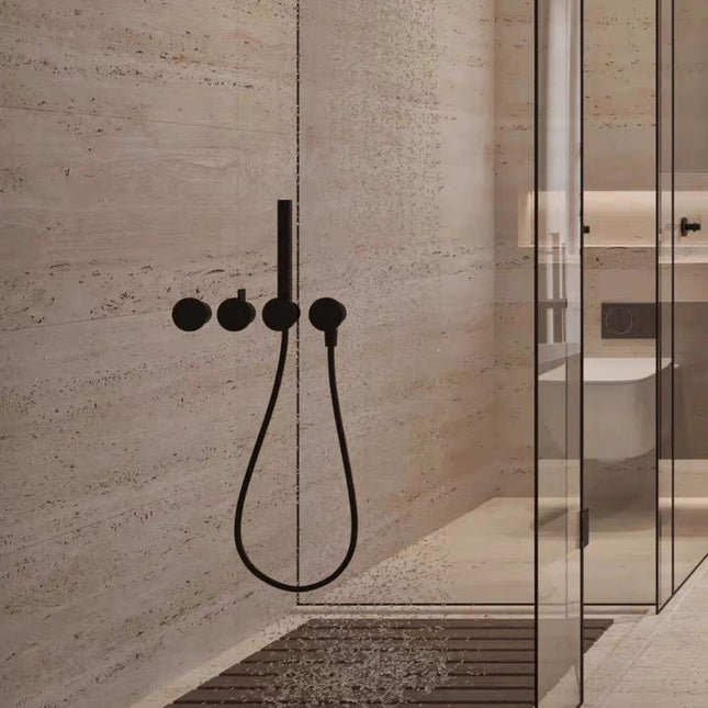 Wall Panel ITALIAN TRAVERTINE — decorative acoustic wall panel, sound absorption by RODESIGNE