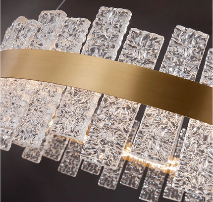 Chandelier GESTINA by Rodesigne — brass designer chandelier, custom lighting by RODESIGNE