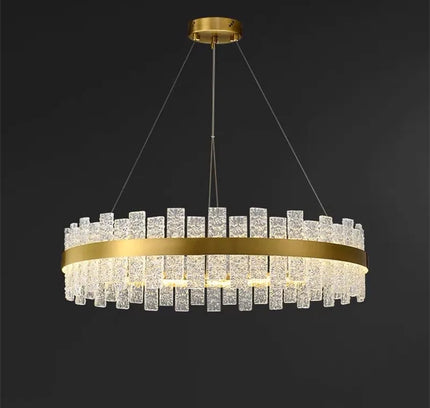 Chandelier GESTINA by Rodesigne — brass designer chandelier, custom lighting by RODESIGNE