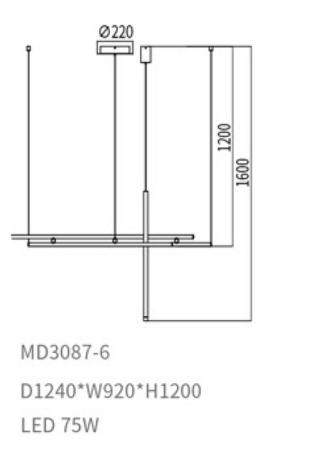 Chandelier ROPLY — designer chandelier, custom lighting by RODESIGNE