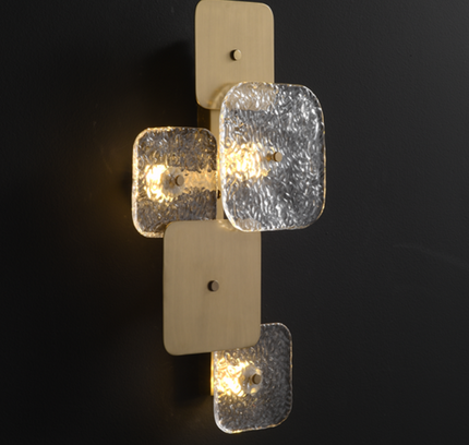 Wall Sconce PERLON — brass wall sconce lamp, designer lighting by RODESIGNE